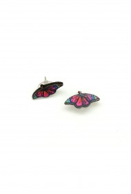 Rainbow Butterfly Studs